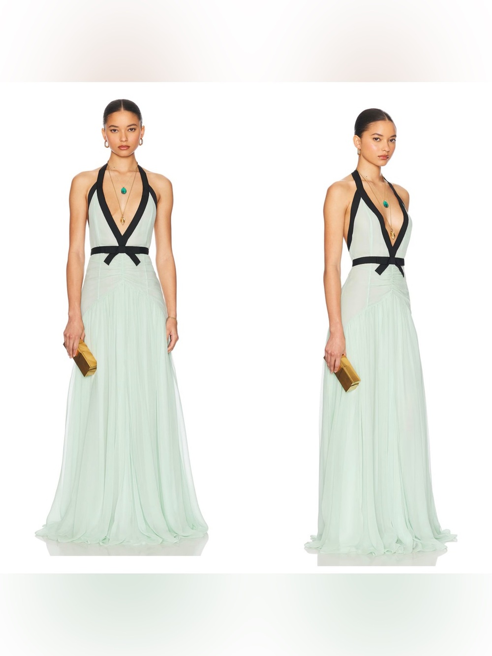 NWT HELSA The Siren Dress in Silk Chiffon